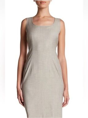 LAFAYETTE 148 NEW YORK Mica Melange Sleeveless Scoopneck Dress Size 6
